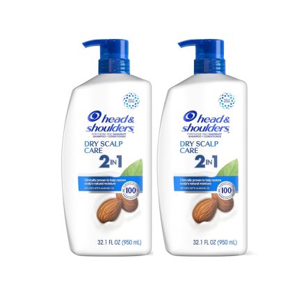 Head and Shoulders Shampoo and Conditioner 2 in 1, Anti Dandruff Treatment